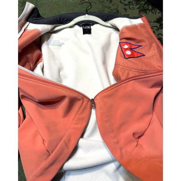 The North Face Orange Apex Bionic Fleece Jacket M 7 summits project 200 Everest - Picture 6 of 6